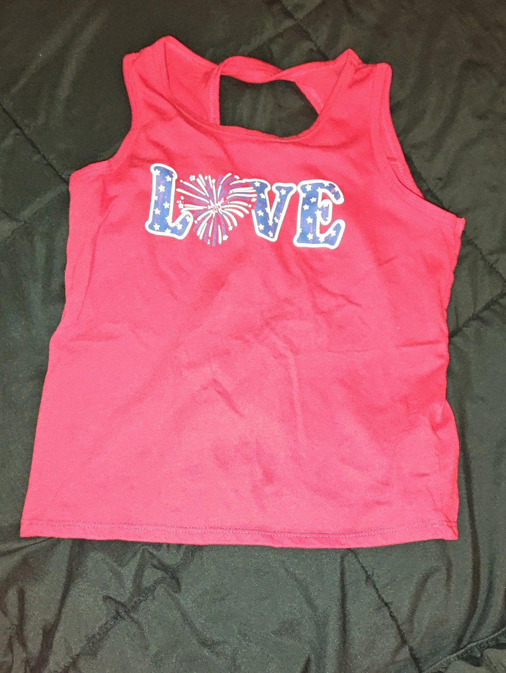 Girls 4th Of July Tank Top